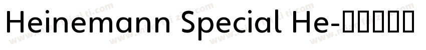 Heinemann Special He字体转换